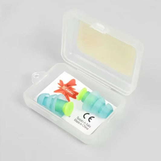 Reusable Silicone Earplugs - Green