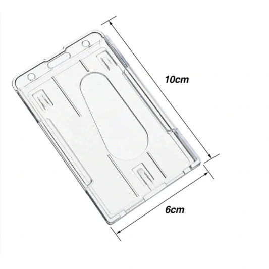 Hard Plastic Security Licence & RSA ID Holder for Lanyard