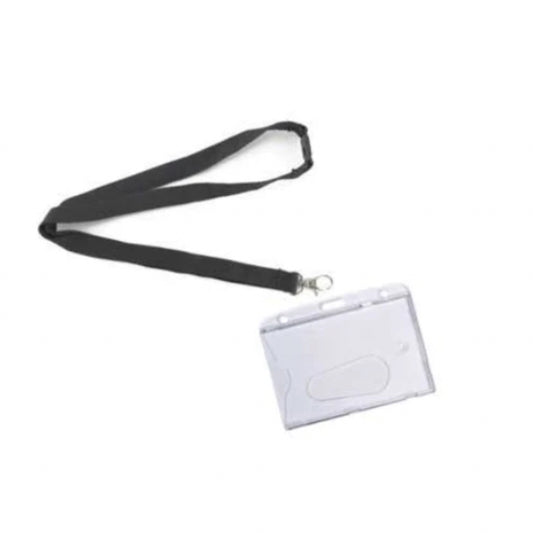 Unbranded Black Lanyard with ID Holder