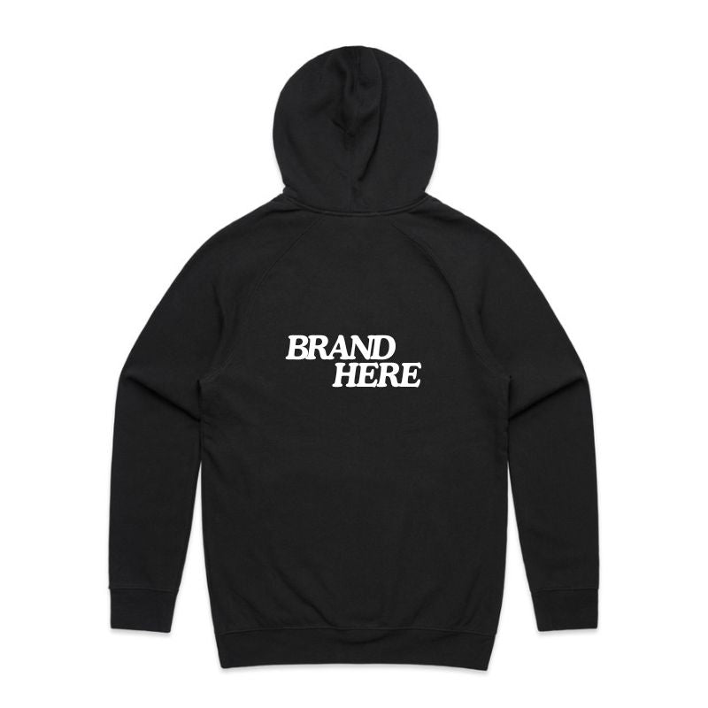 Black Hoodie - Custom Branded (White Print Only)