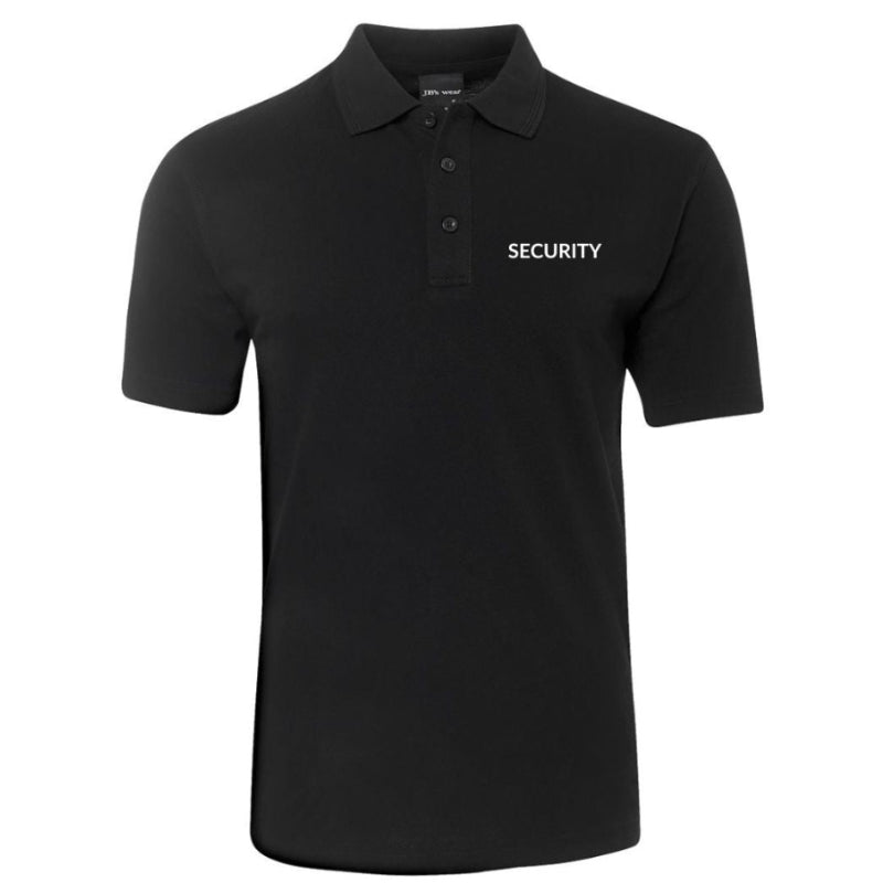 Black Security Guard Polo