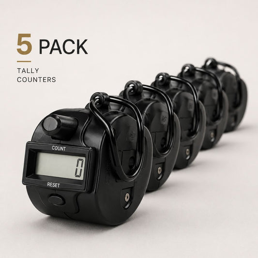 Digital Clicker Counter Plastic 5 Pack