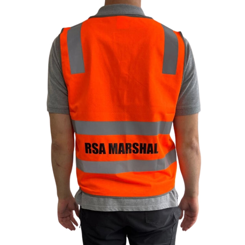 RSA Marshal Hi-Vis Safety Vest with Reflective Tape – Secgear