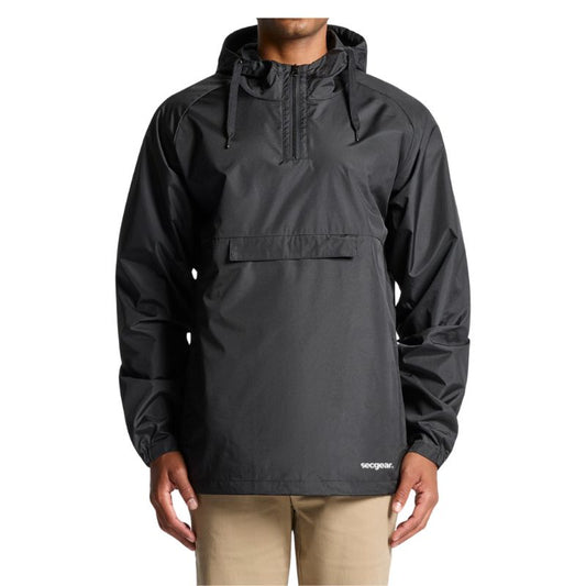 Secgear Black Windbreaker