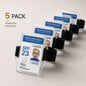 Security Guard License ID Card Armband Holder – 5 Pack